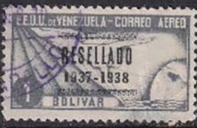 Panoramic View of Venezuela, Overprinted