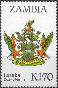 Stamp, Coats of Arms, Zambia,  , Coats of Arms