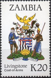 Stamp, Coats of Arms, Zambia,  , Coats of Arms