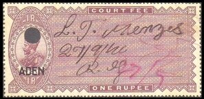 Stamp, King George V, Aden,  , Crowns and Coronets, Famous People, Heads of State, Kings, Men, Royalty