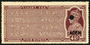 Stamp, King George VI, Aden,  , Crowns and Coronets, Famous People, Heads of State, Kings, Men, Royalty
