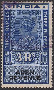 Stamp, King George VI, Aden,  , Crowns and Coronets, Famous People, Heads of State, Kings, Men, Royalty