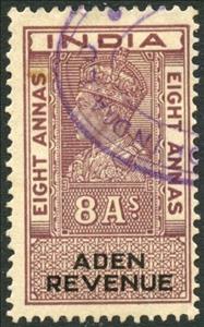 Stamp, King George VI, Aden,  , Crowns and Coronets, Famous People, Heads of State, Kings, Men, Royalty