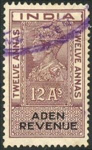 Stamp, King George VI, Aden,  , Crowns and Coronets, Famous People, Heads of State, Kings, Men, Royalty