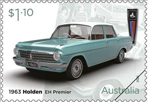 Stamp, Holden EH Premier, Australia,  , Cars, The Automobile Industry