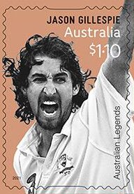 Stamp, Jason Gillespie, Australia,  , Cricket, Sports