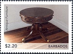 Stamp, Table, Barbados,  , Furniture