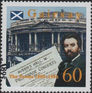 Stamp, 100th Anniversary of "The Proms", Cinderellas,  , Music