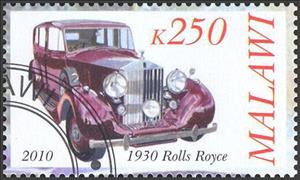 Stamp, 1930 Rolls Royce, Cinderellas,  , Cars