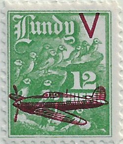 Stamp, Colony of Puffins, Cinderellas,  , Animals (Fauna), Birds, Puffins