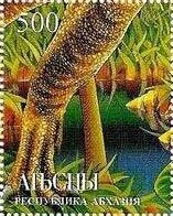 Stamp, Dinosaur Dilophosaurus, Cinderellas,  , Dinosaurs, Prehistorical Animals