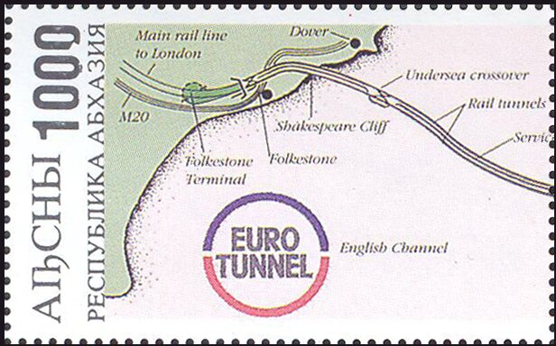 Euro Tunnel Map