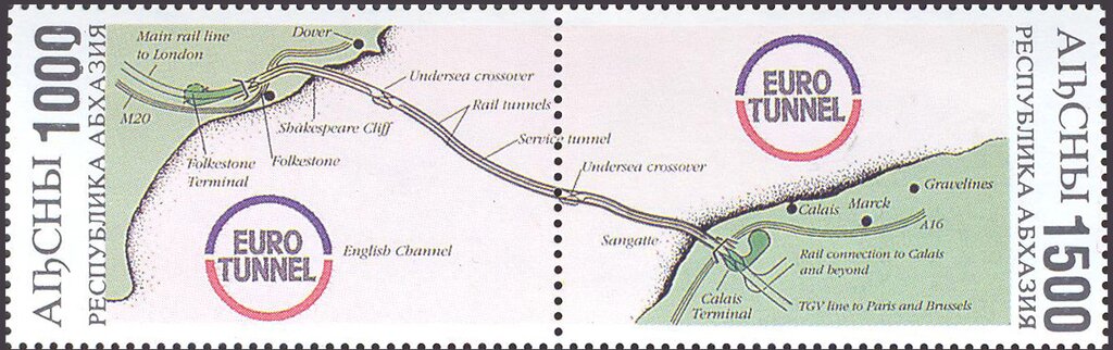 Euro Tunnel Map