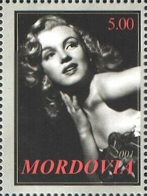 Stamp, Marilyn Monroe, Cinderellas,  , Actors, Famous People, Photographs, Singers, Women