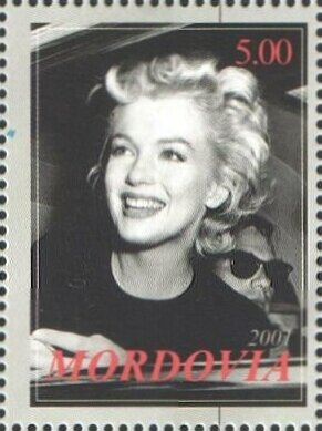Stamp, Marilyn Monroe, Cinderellas,  , Actors, Famous People, Photographs, Singers, Women