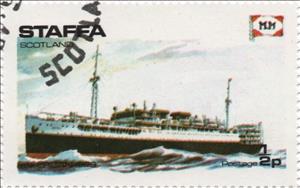 Stamp, Ships, Cinderellas,  , Ships