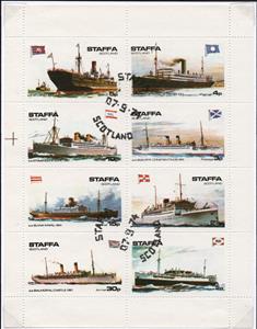 Mini Sheet, Ships, Cinderellas,  , Ships
