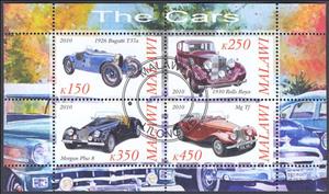 Mini Sheet, The Cars, Cinderellas,  , Cars