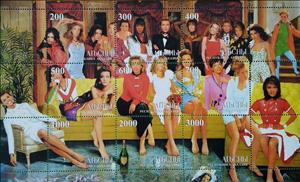 Mini Sheet, Women, Cinderellas,  , Paintings, People, Women