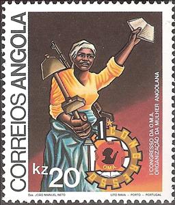 Stamp, 1st Congress of O.M.A. - Organization of Angolan Women, Angola,  