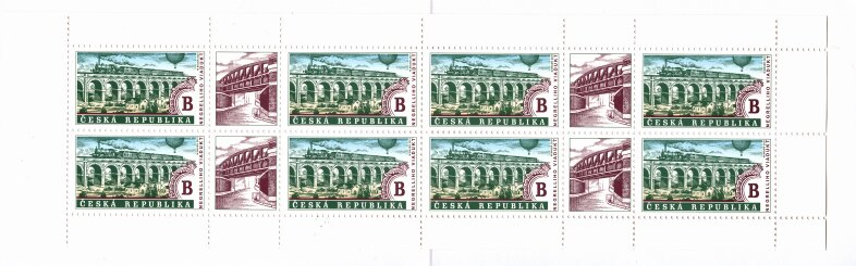 Booklet, Negrelli Viaduct, Czech Republic,  , Bridges, Railways