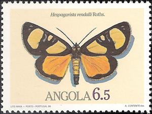 Stamp, (Hespagarista rendalli), Angola,  , Butterflies