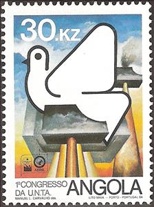 Stamp, 1st Congress of the National Union of Angolan Workers, Angola,  