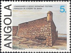 Stamp, Cultural Heritage Preservation, Angola,  