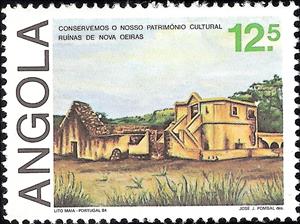 Stamp, Cultural Heritage Preservation, Angola,  