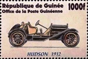 Stamp, 1912 Hudson, Guinea,  , Cars