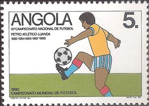 Stamp, 10th National Football Championship, Angola,  , Football (Soccer)