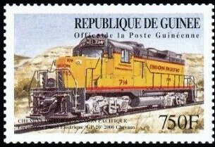 Diesel-Electric Locomotive of Union Pacific Railroad