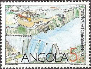 Stamp, 10th Anniversary of the SADCC, Angola,  