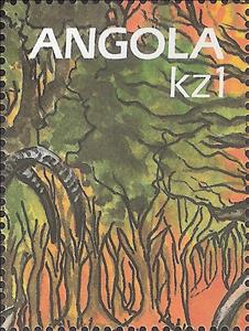 Stamp, International Year of Literacy, Angola,  
