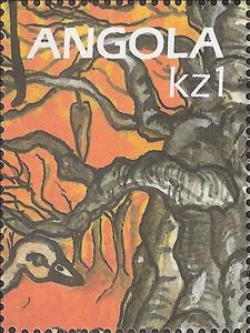 Stamp, International Year of Literacy, Angola,  