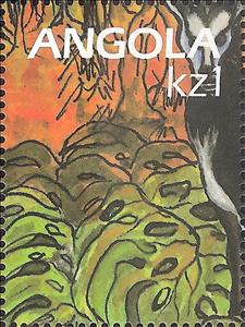 Stamp, International Year of Literacy, Angola,  