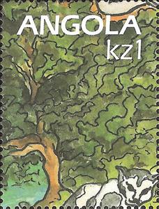 Stamp, International Year of Literacy, Angola,  