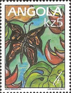 Stamp, International Year of Literacy, Angola,  