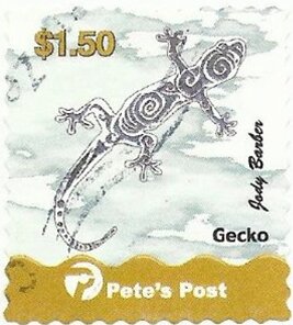 Artwork. Gecko