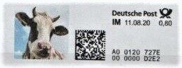 Stamp, Cow, Personalized and Private Mail Stamps,  , Animals (Fauna), Bulls and Cows, Mammals