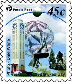 Hawkes Bay. Montage of Local Icons