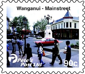 Main Street, Wanganui – With White Border
