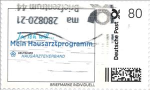 Stamp, Mein Hausarztprogramm, Personalized and Private Mail Stamps,  , Healthcare