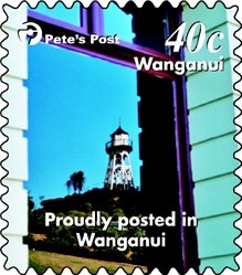 Proudly Posted in Wanganui. Clock Tower