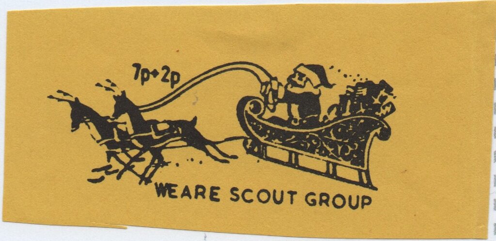 Santa in his sleigh