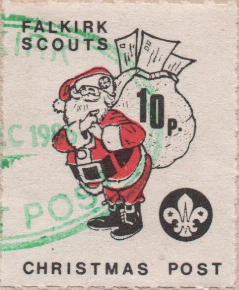 Santa with sack of letters