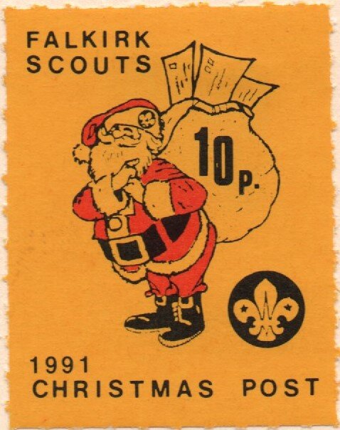 Santa with sack of letters