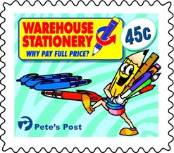 Warehouse Stationery. Pencil Carrying Various Pens
