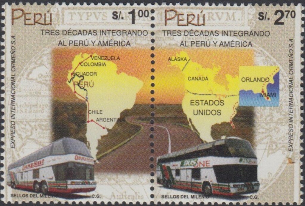 Bus, Maps of America