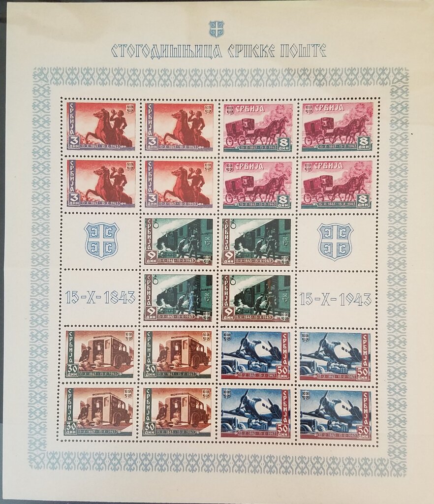 Centenary of the Serbian Post